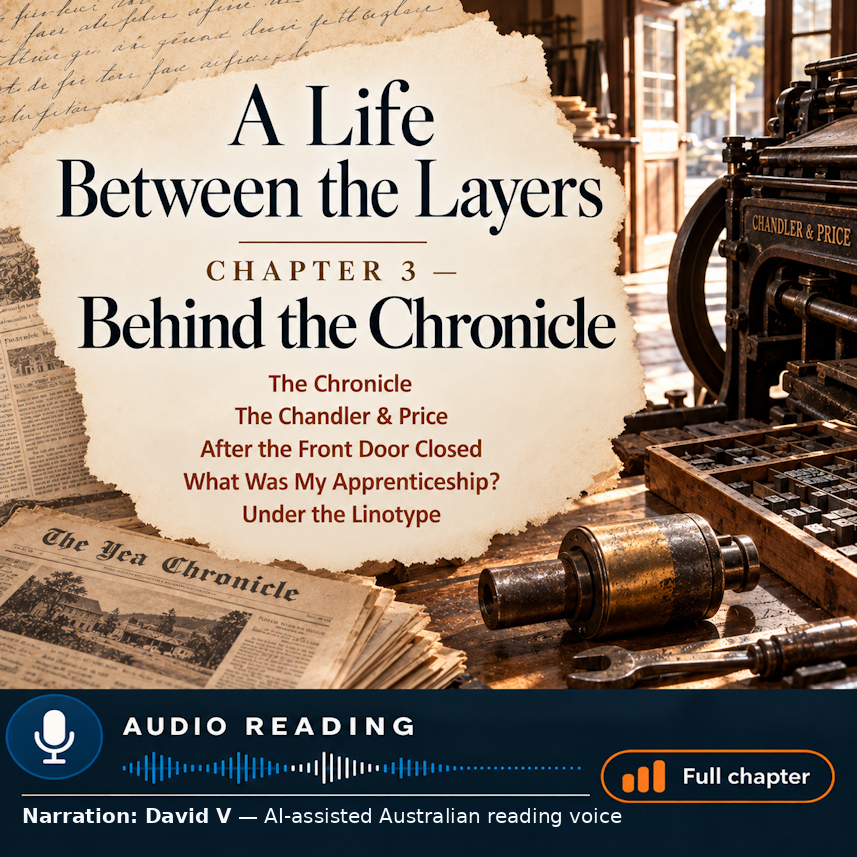 Chapter 3 — Behind the Chronicle