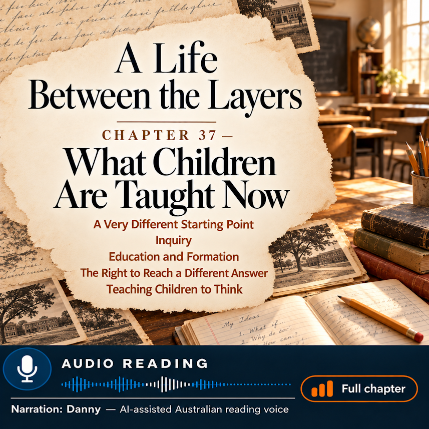 Chapter 37 — What Children Are Taught Now
